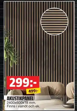 Bauhaus AKUSTIKPANEL, SEK 299 erbjuda