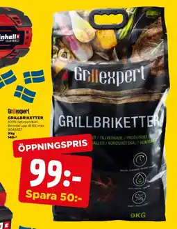 Jem&Fix Grillbriketter erbjuda