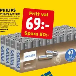 Jem&Fix Philips batteri erbjuda