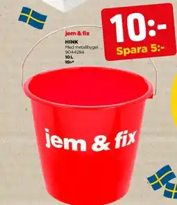Jem&Fix Jem & fix hink erbjuda