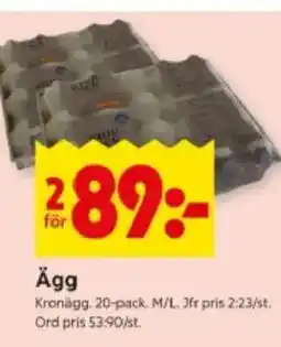 ICA Kvantum Ägg erbjuda