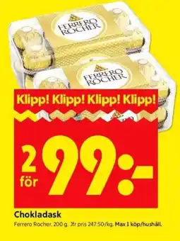 ICA Kvantum Chokladask erbjuda