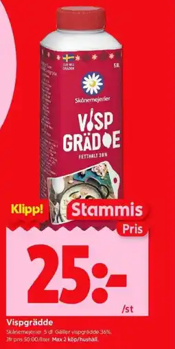 ICA Kvantum Vispgrädde erbjuda