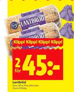 ICA Kvantum Lantbröd erbjuda