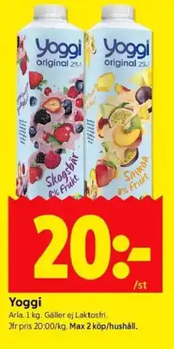 ICA Kvantum Yoggi erbjuda