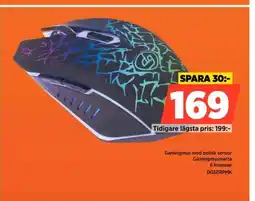 Power Gamingmus med optisk sensor gamingmusmatta 6 knappar dgserpmk erbjuda