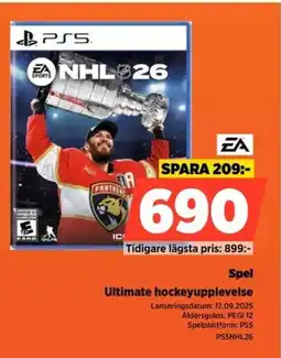 Power EA Spel Ultimate hockeyupplevelse erbjuda