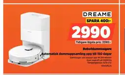 Power DREAME Robotdammsugare Automatisk dammuppsamling upp till 150 dagar erbjuda