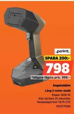 Power Point angstrykjärn lång 3-meter sladd erbjuda