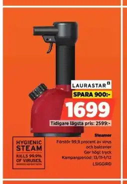 Power Laurastar steamer erbjuda