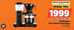 Power Moccamaster kaffebryggare ecbc-godkänd kaffebryggare erbjuda