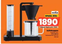 Power Wilfa kaffebryggare erbjuda