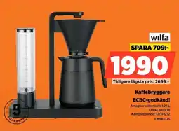 Power Wilfa kaffebryggare ecbc-godkänd! erbjuda