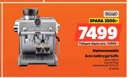 Power DeLonghi Espressomaskin Även kallbryggt kaffe erbjuda