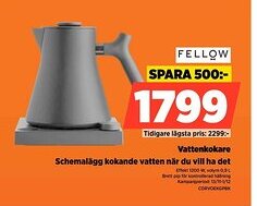 Power Fellow vattenkokare schemalägg kokande vatten när du vill ha det erbjuda