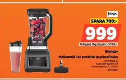Power NINJA Blender Mellanmål i en praktisk dryckesflaska erbjuda