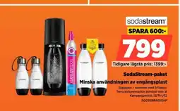 Power Sodastream sodastream-paket minska användningen av engångsplast erbjuda