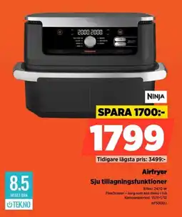 Power NINJA Airfryer Sju tillagningsfunktioner erbjuda