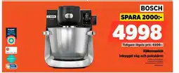 Power Bosch köksmaskin inbyggd våg och pekskärm erbjuda