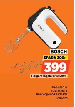 Power Bosch effekt 450 w hastigheter 5 Kampanjperiod: 13/11-1/12 erbjuda