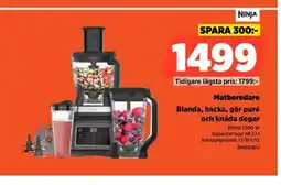 Power Ninja matberedare blanda, hacka, gör puré och knåda degar erbjuda