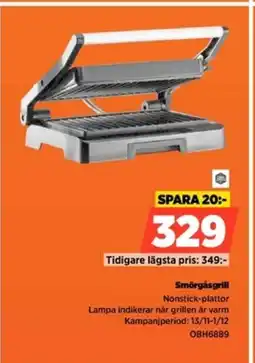 Power Smörgåsgrill erbjuda