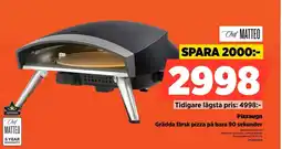 Power Grädda färsk pizza på bara 90 sekunder chef matteo pizzaugn erbjuda