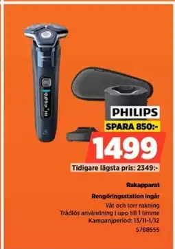 Power Philips rakapparat rengöringsstation ingår erbjuda