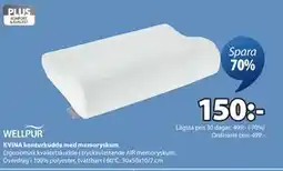 JYSK KVINA konturkudde med memoryskum, SEK 150 erbjuda