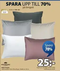 JYSK INGE örngott erbjuda