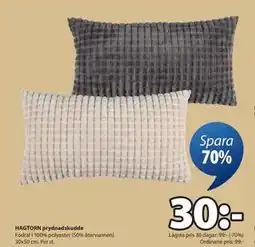 JYSK HAGTORN prydnadskudde, SEK 30 erbjuda
