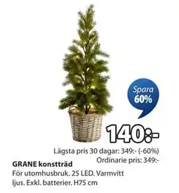 JYSK GRANE konstträd, SEK 140 erbjuda