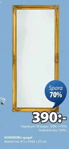 JYSK NORDBORG spegel, SEK 390 erbjuda
