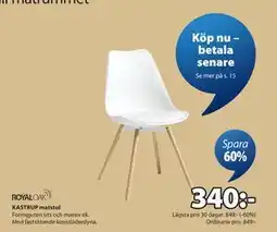 JYSK KASTRUP matstol, SEK 340 erbjuda