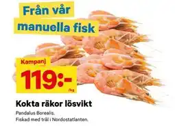 City Gross Kokta räkor lösvikt, SEK 119 erbjuda