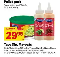 City Gross Taco Dip, Mayosås, SEK 29.95 erbjuda