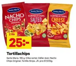 City Gross Tortillachips, SEK 25 erbjuda