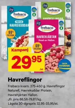 City Gross Havreflingor, SEK 29.95 erbjuda