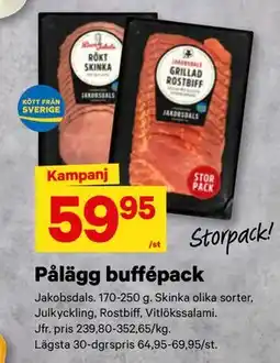 City Gross Pålägg buffépack, SEK 59.95 erbjuda