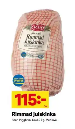 City Gross Rimmad julskinka, SEK 115 erbjuda