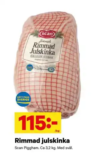 City Gross Rimmad julskinka, SEK 115 erbjuda