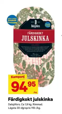 City Gross Färdigkokt julskinka, SEK 94.95 erbjuda