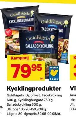 City Gross Kycklingprodukter, SEK 79.95 erbjuda