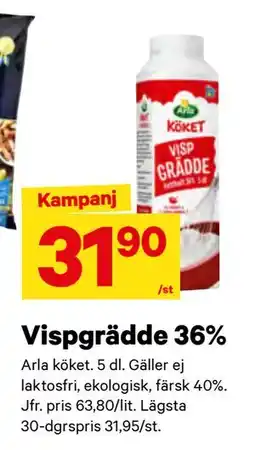 City Gross Vispgrädde 36%, SEK 31.9 erbjuda