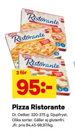 City Gross Pizza Ristorante, SEK 95 erbjuda