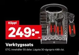 City Gross Verktygssats, SEK 249 erbjuda
