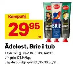 City Gross Ädelost, Brie i tub, SEK 29.95 erbjuda