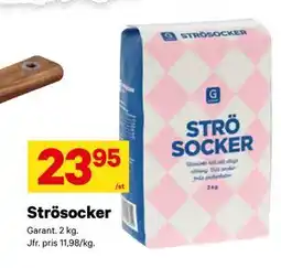 City Gross Strösocker, SEK 23.95 erbjuda