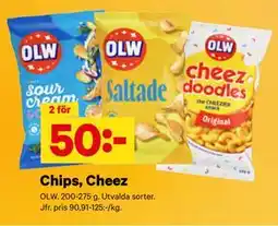 City Gross Chips, Cheez, SEK 50 erbjuda