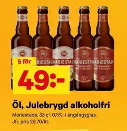 City Gross Öl, Julebrygd alkoholfri, SEK 49 erbjuda
